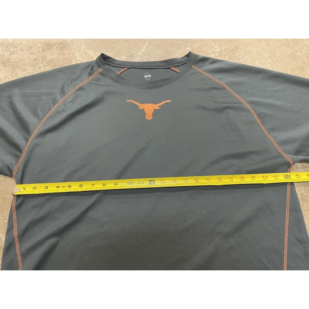 Texas Longhorns Shirt Mens XL Gray NCAA Football Performance Training Tee NCAA - Picture 15 of 16